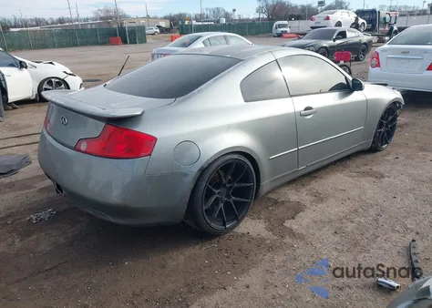 2003 Infiniti G35 Base W/6 Speed Manual from USA, damaged, VIN JNKCV54E73M209717